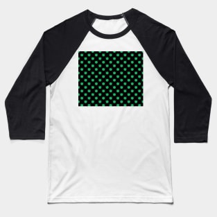 Round Watermelon Black Pattern Baseball T-Shirt